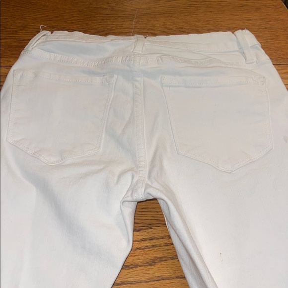 Frame Denim Women's Crisp White Le Skinny de Jeanne Crop Jeans 25 - Picture 9 of 12